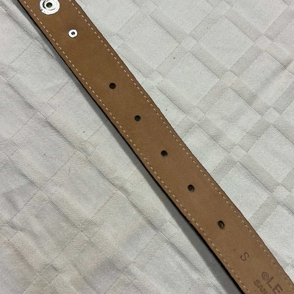 LEATHEROCK Ladies Leather Belt BLING Crystal - Picture 8 of 10